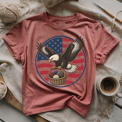 Bald Eagle America Wool T-shirt