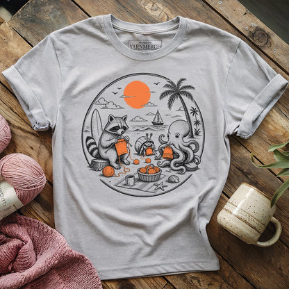 Beach Knitting Friends T-shirt