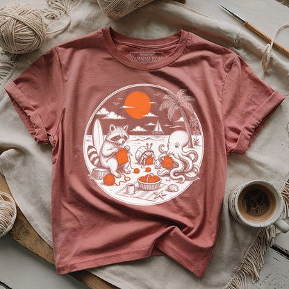 Beach Knitting Friends T-shirt