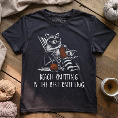 Beach Knitting Is Best Knitting T-shirt