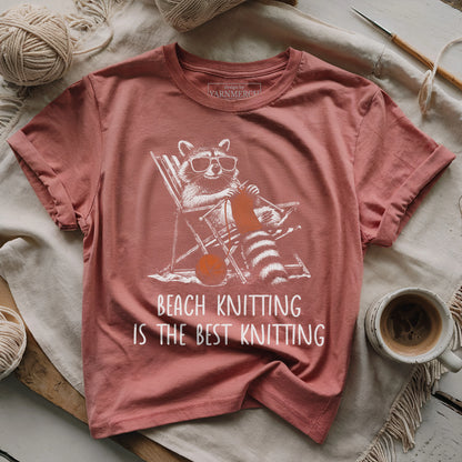 Beach Knitting Is Best Knitting T-shirt