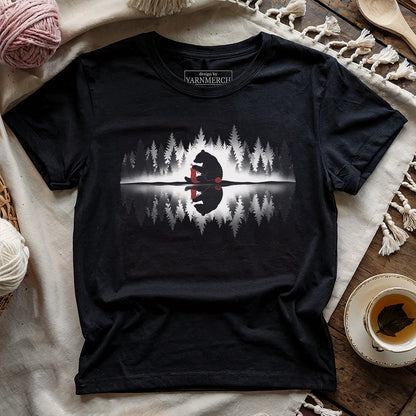 Bear Knitting Reflection T-shirt
