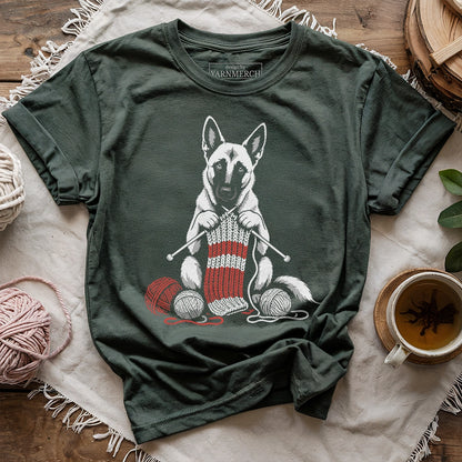 Belgion Malinois Knitting T-shirt