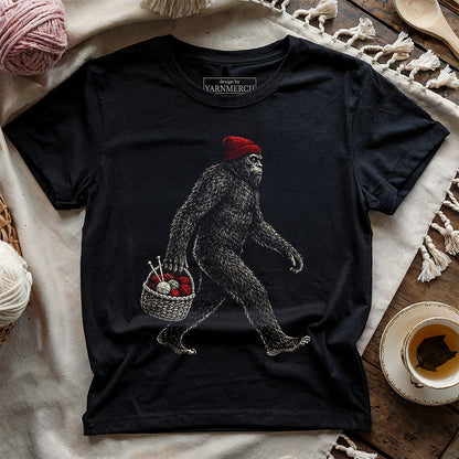 Bigfoot Gone Knitting T-shirt