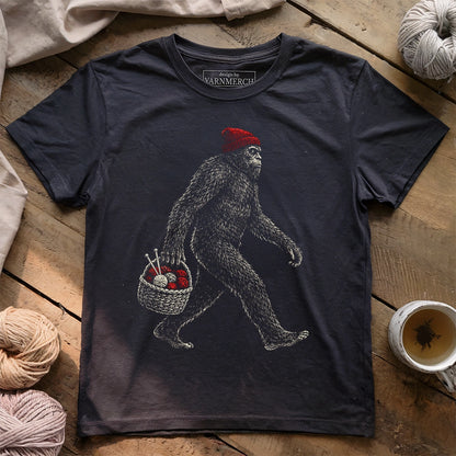Bigfoot Gone Knitting T-shirt