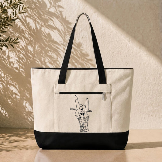 Crocheting Rock Tote