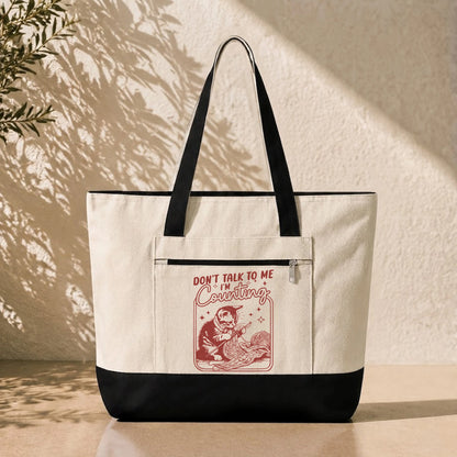 Shh... I'm Counting Tote