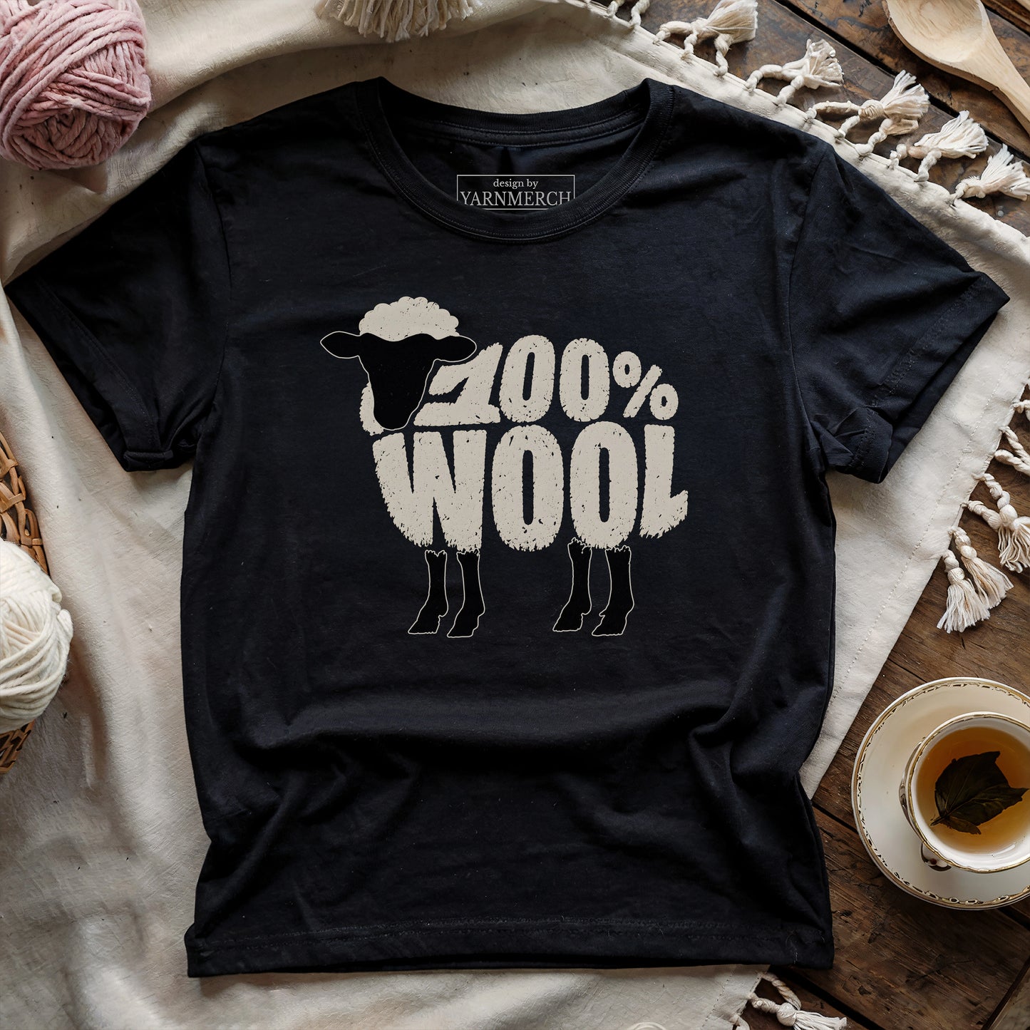 100% Wool T-shirt