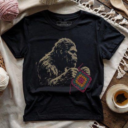 Big Foot Crocheting T-shirt