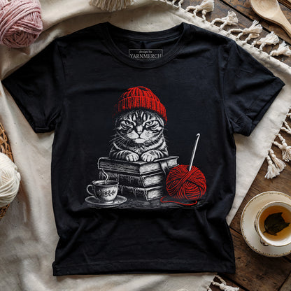 Black Cat & Tea T-shirt