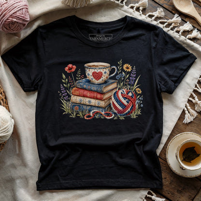 Books, Cafe & Skeins T-shirt