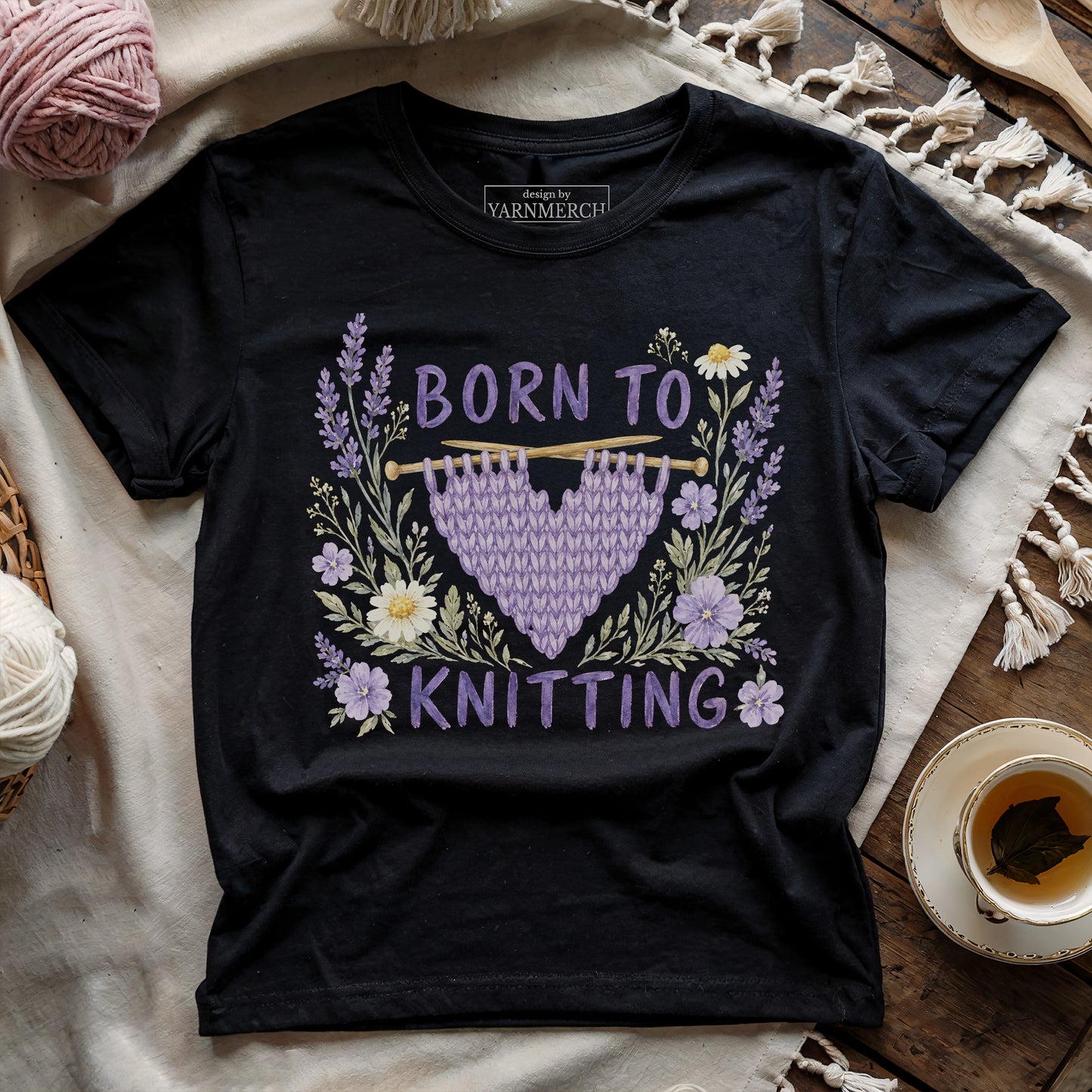 Born To Knitting T-shirt