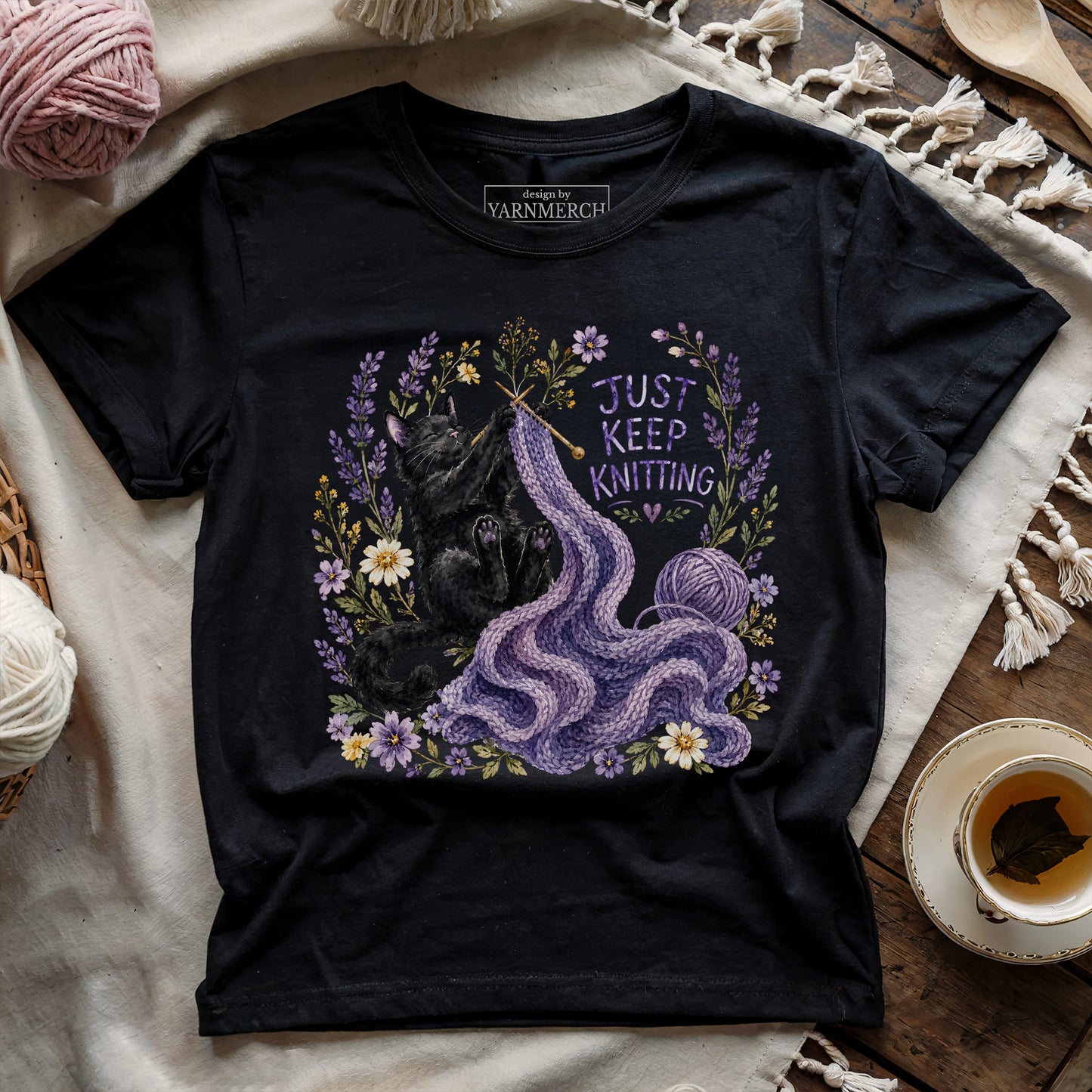 Cat & Knit T-shirt