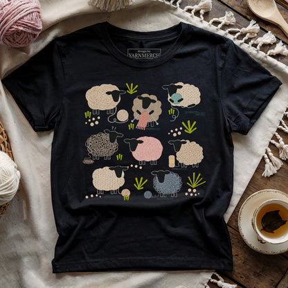 Colorful Sheeps T-shirt
