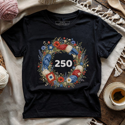 Floral Wreath 250 T-shirt
