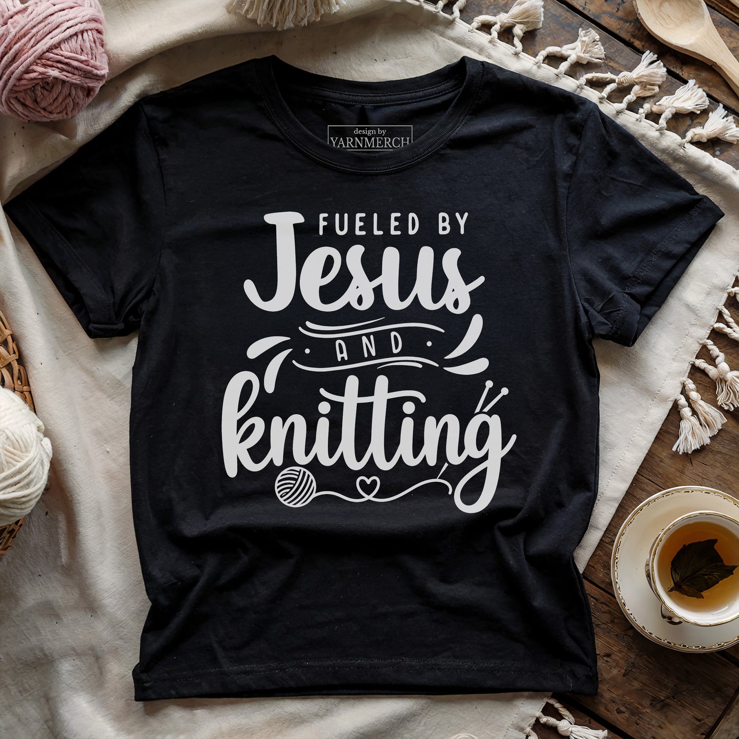 Fuel By Jesus & Knitting T-shirt