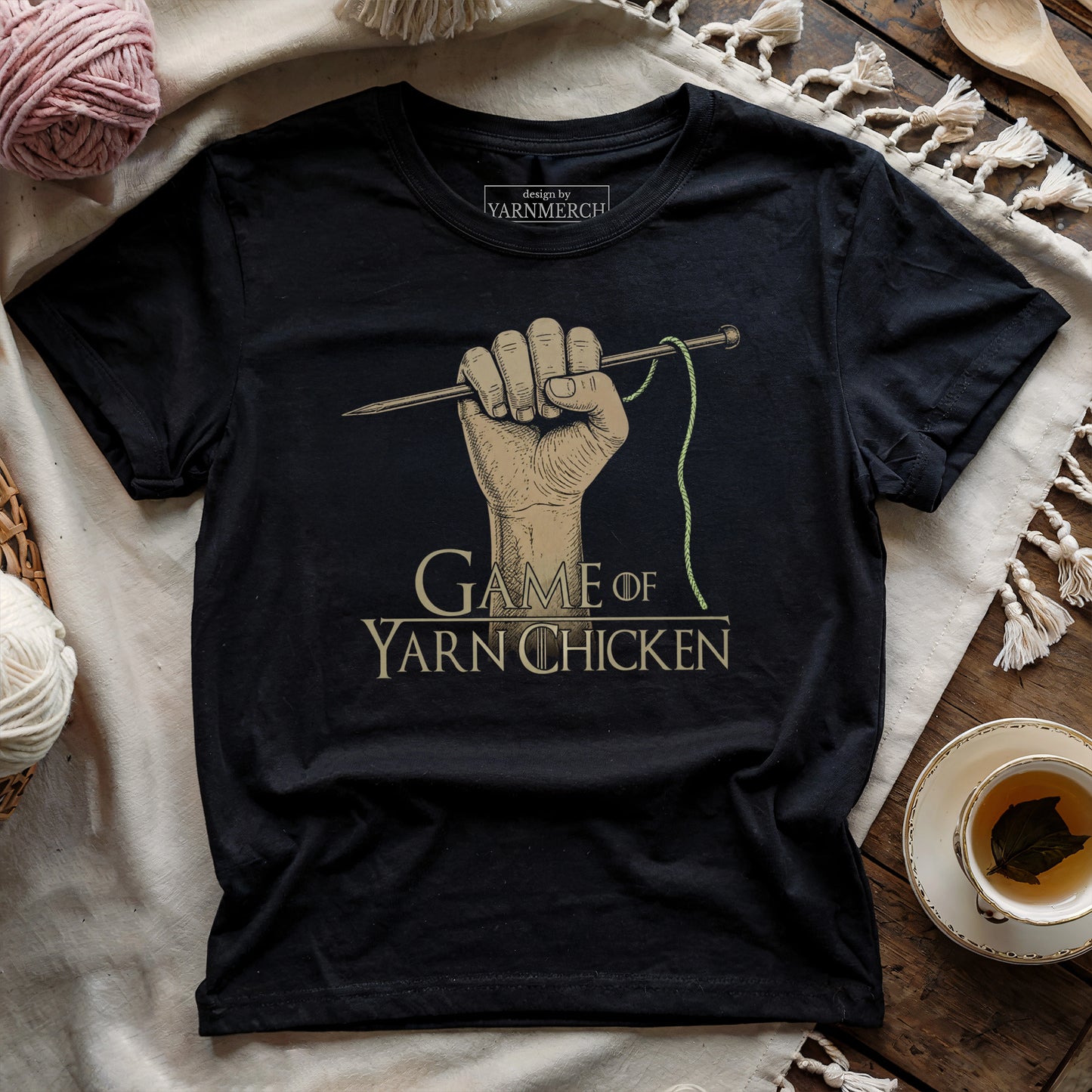 Game Of Yarn Chicken T-shirt