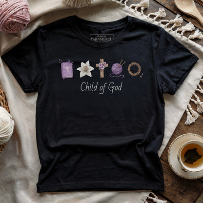 I'm A Knitter And A Child Of God T-shirt