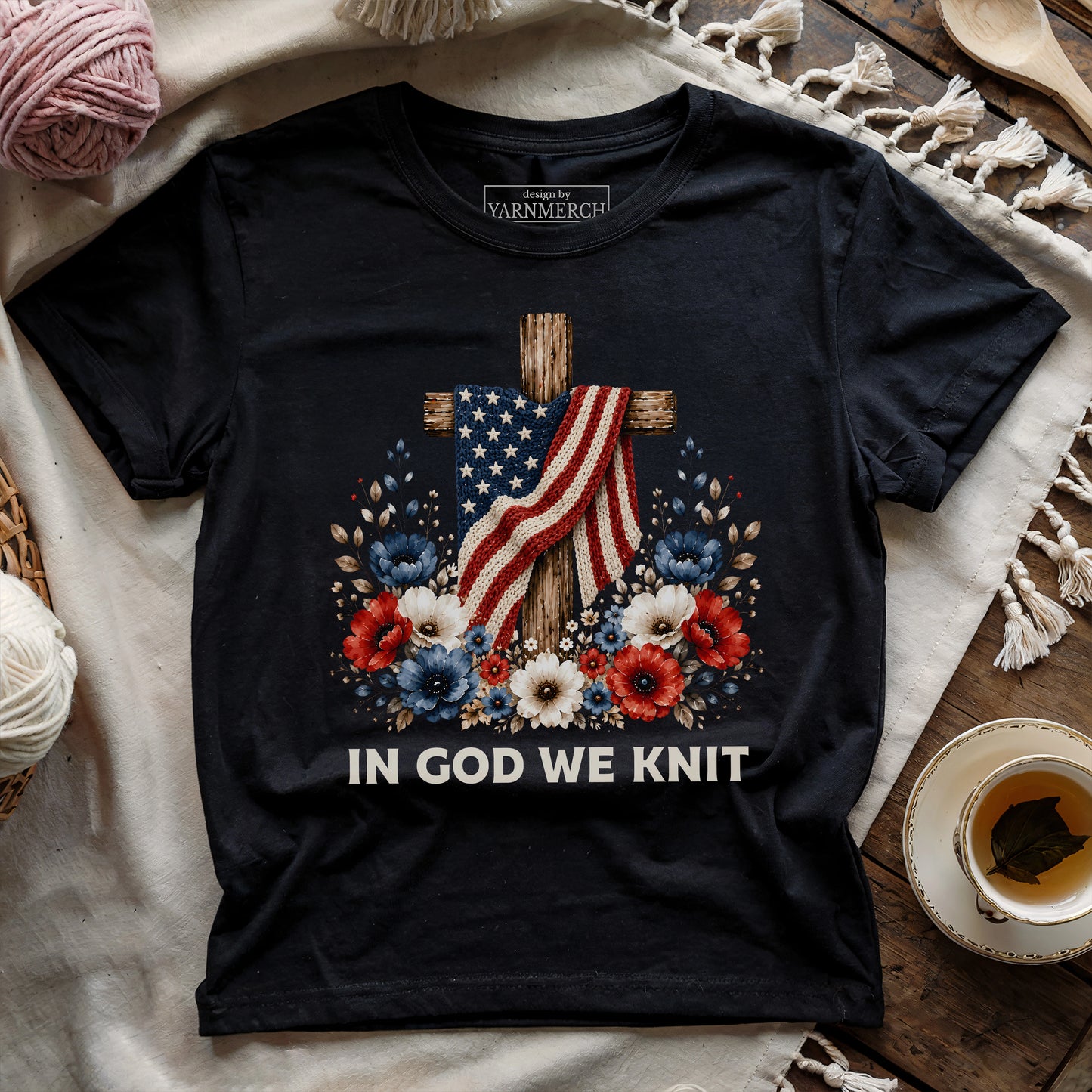 In God We Knit T-shirt