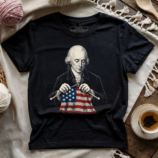 James Madison Knitting USA T-shirt