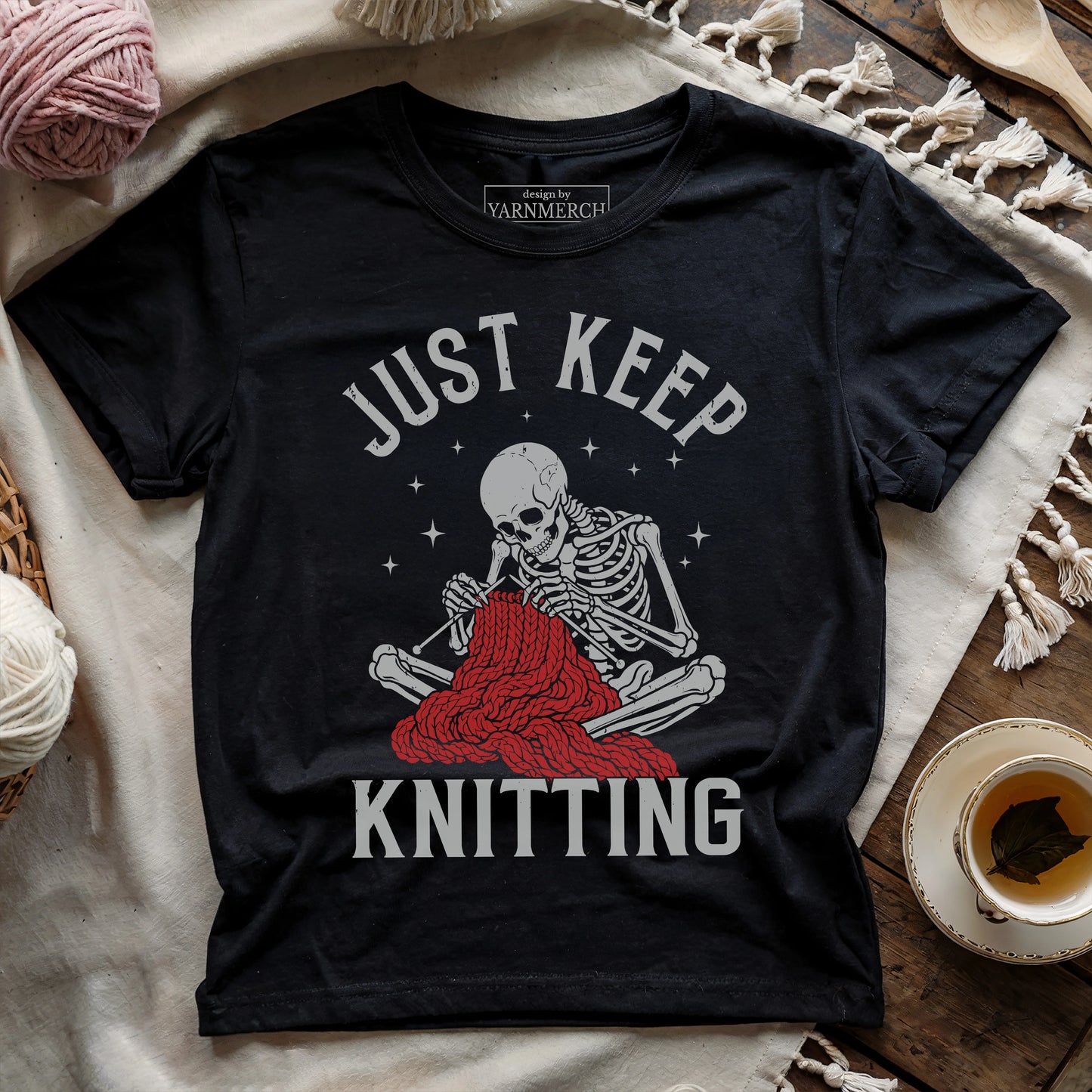 Just Keep Knitting T-shirt