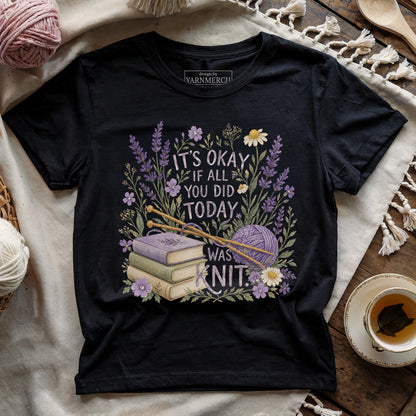 Knit And Book T-shirt
