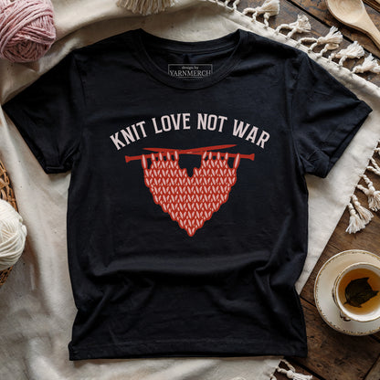 Knit Love Not War T-shirt