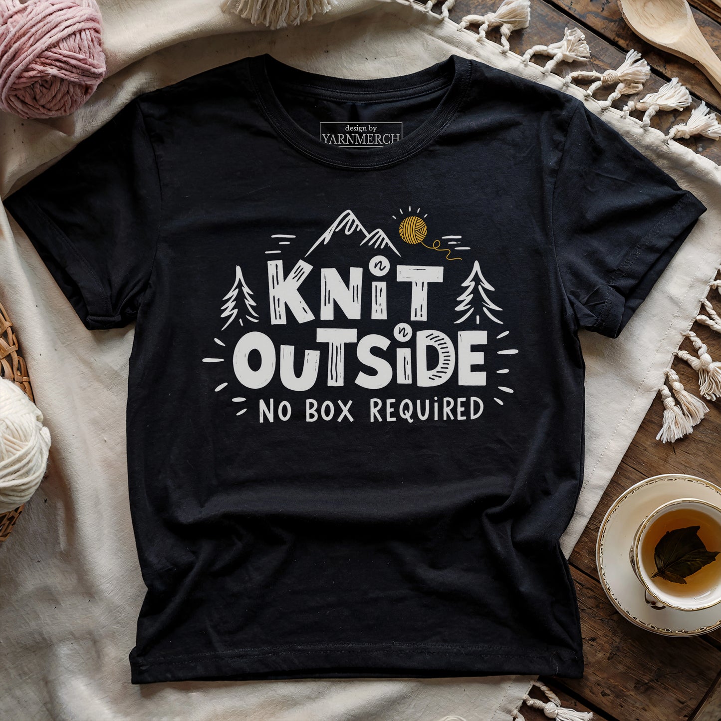 Knit Outside No Box Required T-shirt