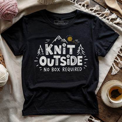 Knit Outside No Box Required T-shirt