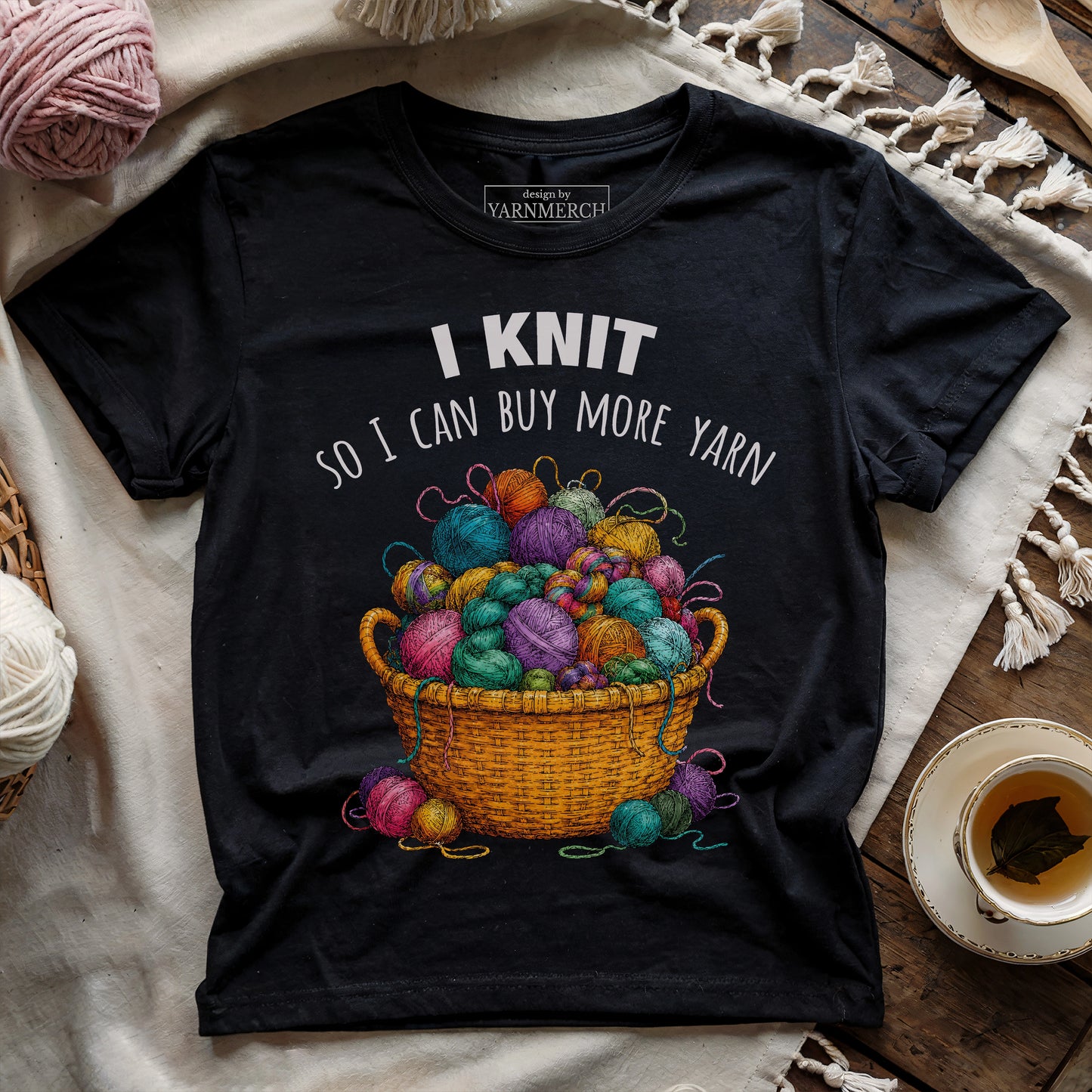 Knit To Buy More Yarn T-shirt