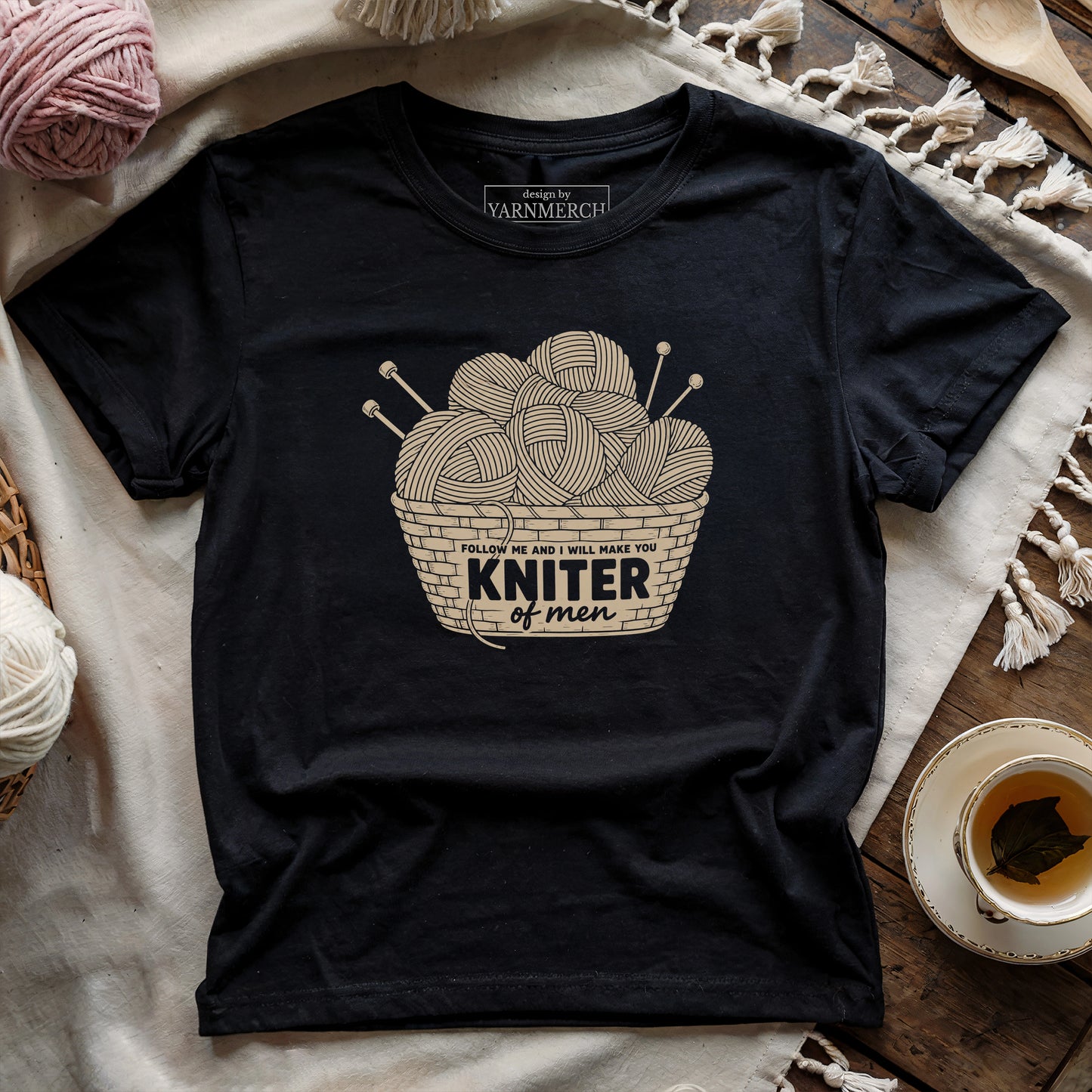 Knitter Of Men T-shirt