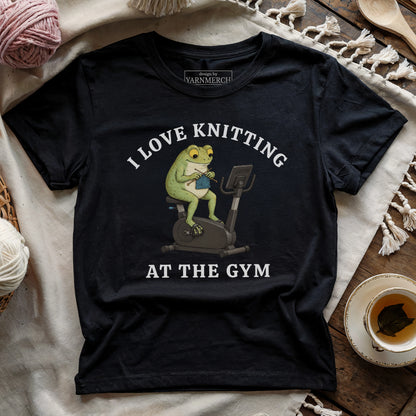Knitting At The Gym T-shirt