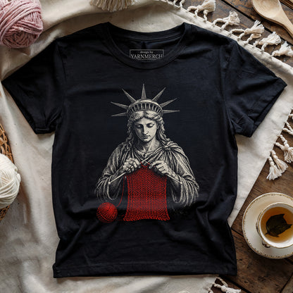 Knitting For Liberty T-shirt
