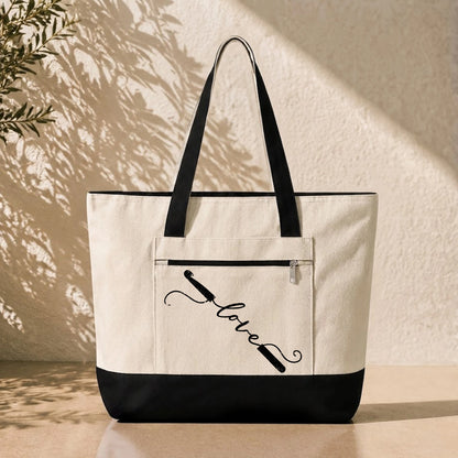 Love Crochet Tote Bag