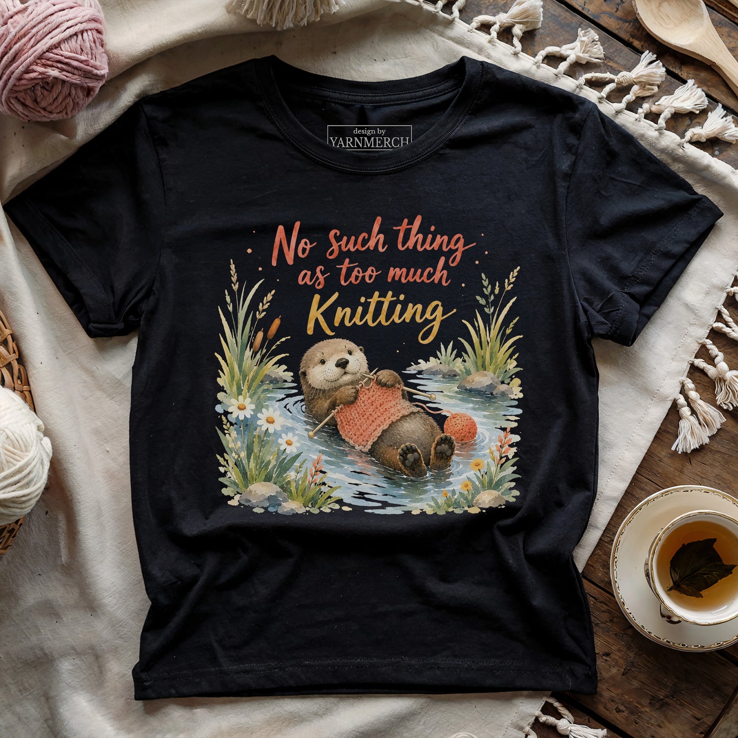 No Such Thing As Too Much Knitting T-shirt