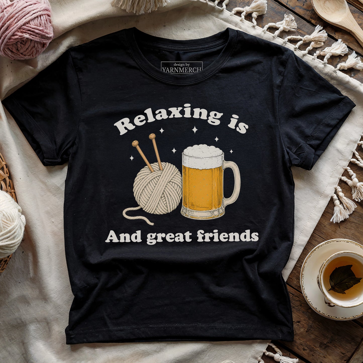Relax Is Beer & Yarn T-shirt