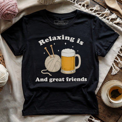 Relax Is Beer & Yarn T-shirt