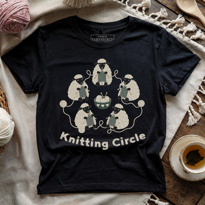 Sheep Knitting Circle T-shirt