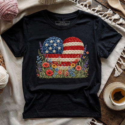 Skeins, Stripes & Love T-shirt