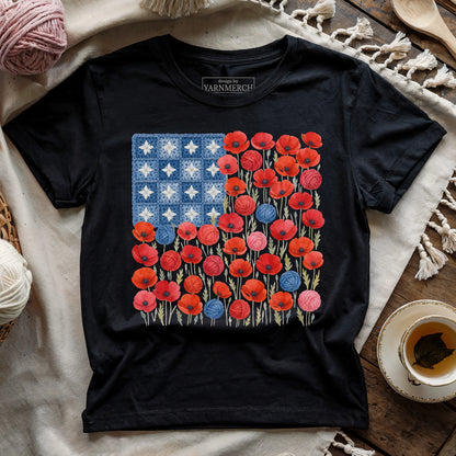 Squares, Flowers & Liberty T-shirt