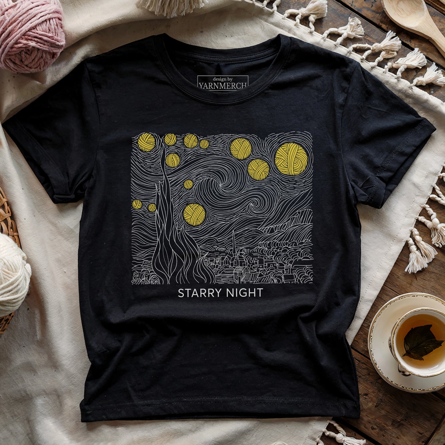 Starry Yarn Night T-shirt