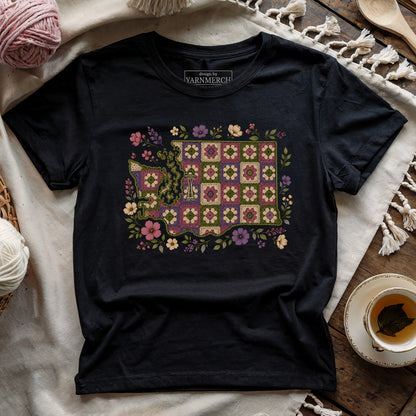 Washington In Granny Square T-shirt
