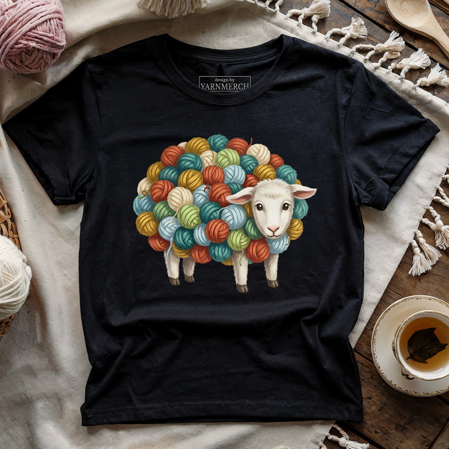 Wooly Yarn Sheep T-shirt