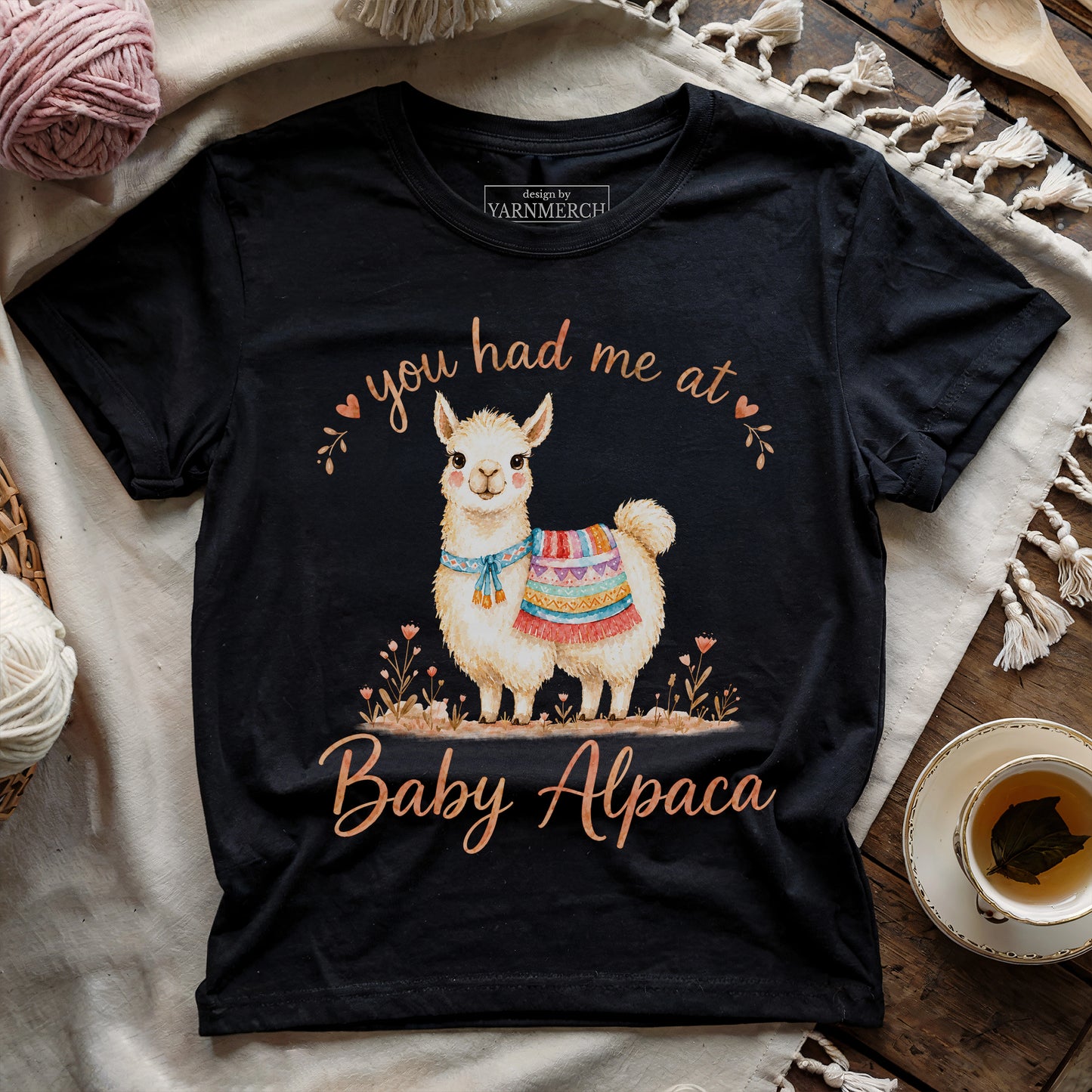 You Had Me At Baby Alpaca T-shirt