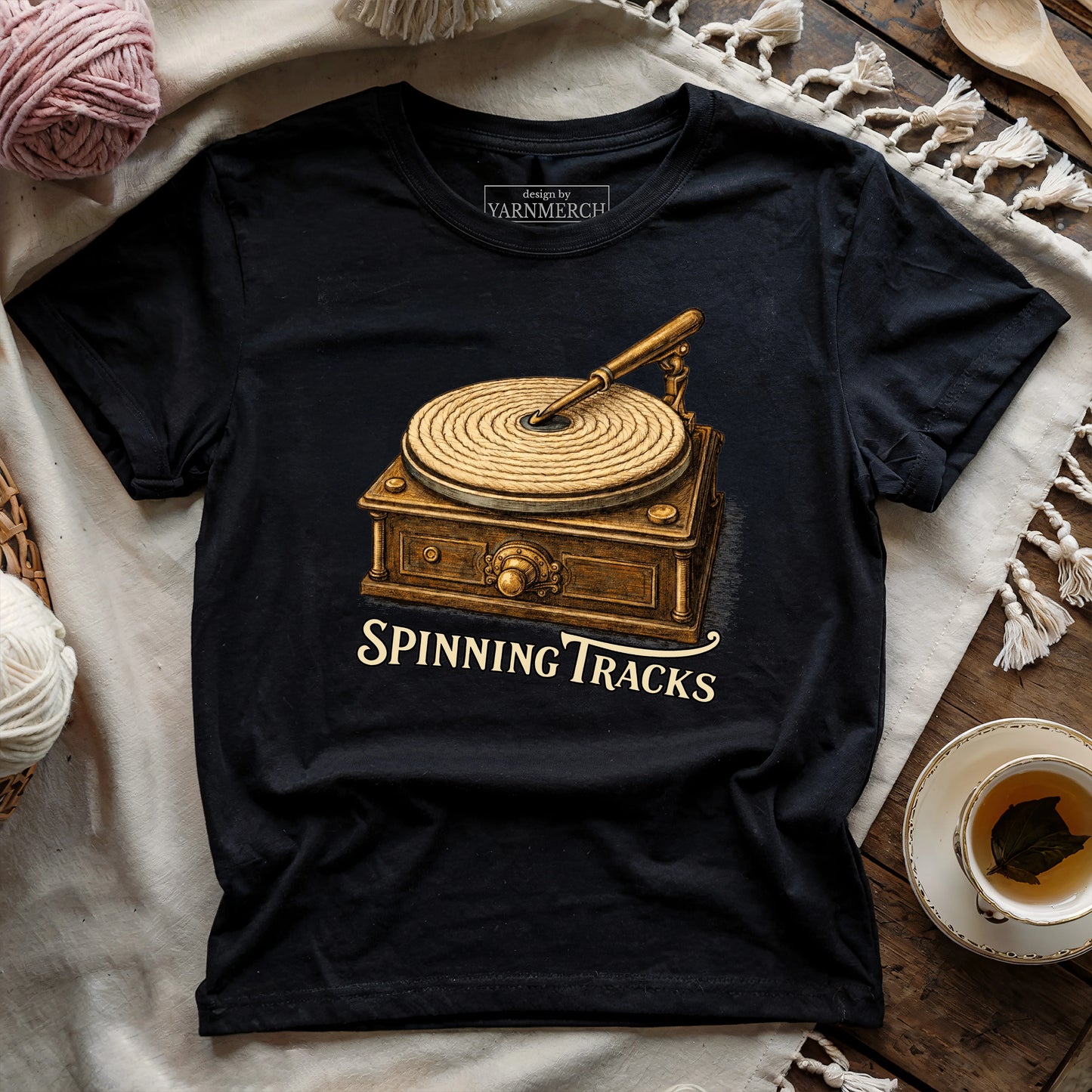 Spinning Tracks T-shirt