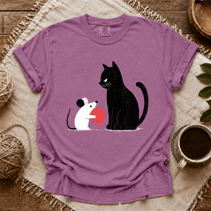 Comfort Colors Cat And Mice T-shirt