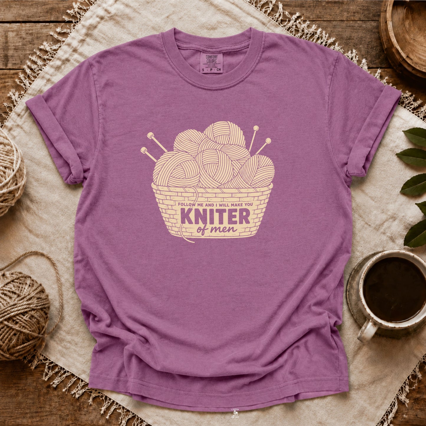 Comfort Colors Knitter Of Men T-shirt