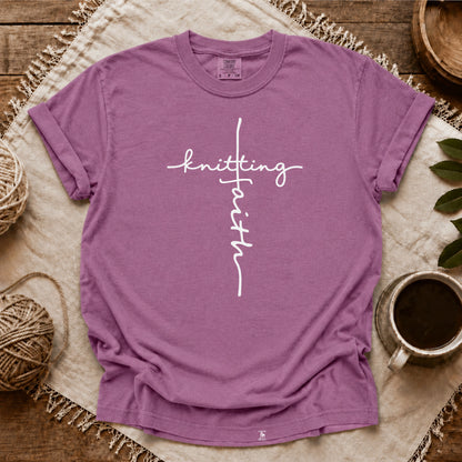 Comfort Colors Knitting Faith T-shirt