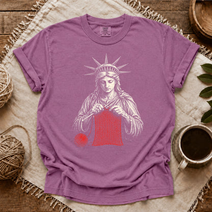 Comfort Colors Knitting For Liberty T-shirt