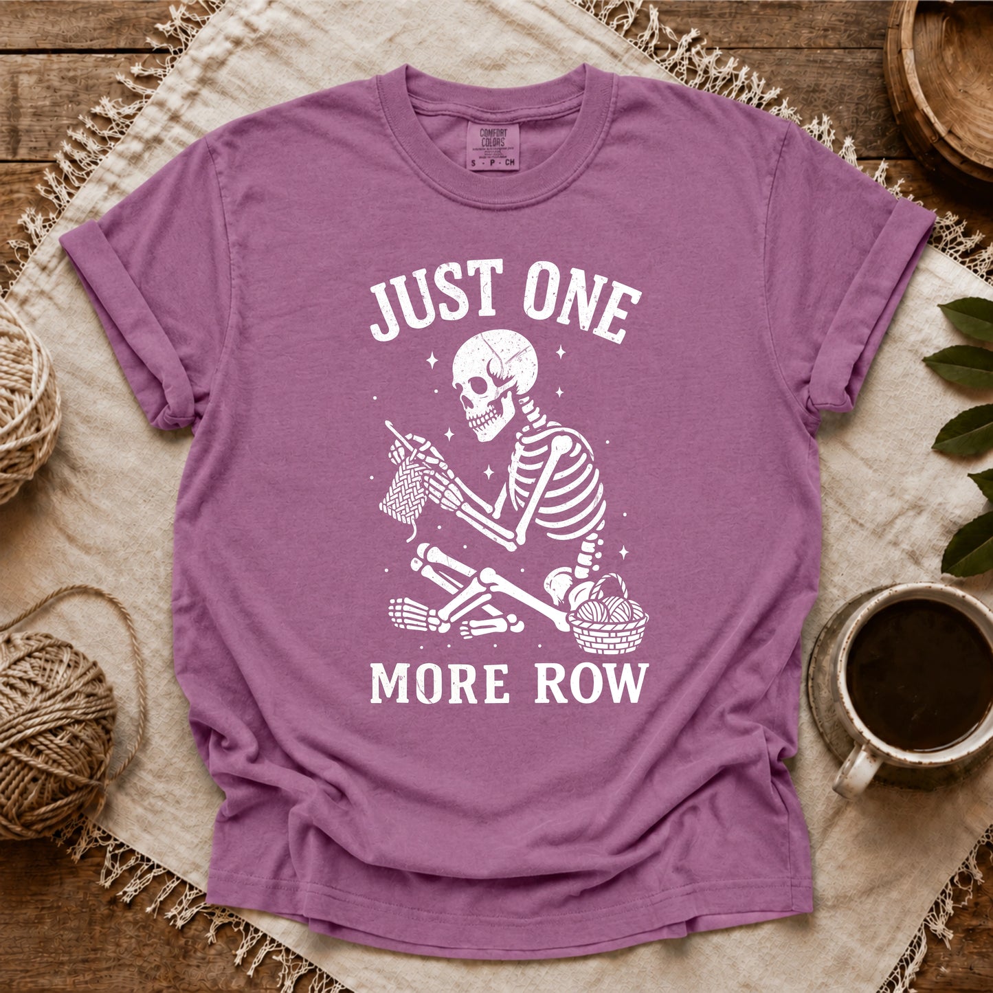 Comfort Colors One More Row Skeleton T-shirt